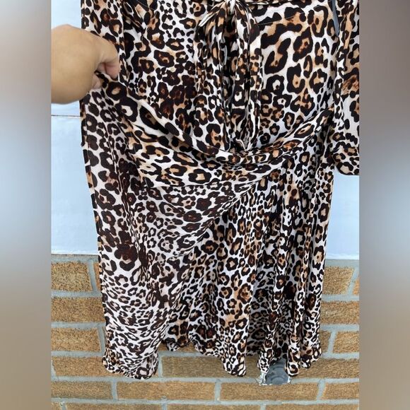 WHISTLE ANIMAL PRINT ESME DRESS SIZE 10 - Picture 10 of 17